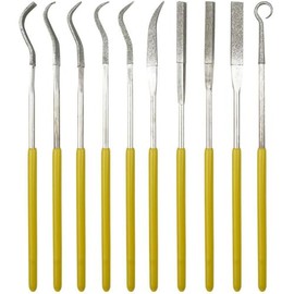 Donau Elektronik M52 10 pcs. Diamond Rifler File Set, Multi-Colour
