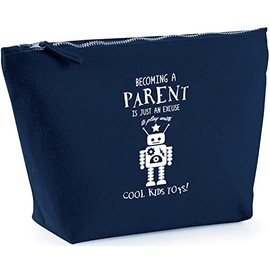 Hippowarehouse Becoming A Parent Is Just An Excuse To Play With Cool Kids Toys! printed make up cosmetic wash bag 18x19x9cm
