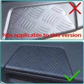 Hudiriy Car Alloy Black Front Bumper Protection Pedal Corner Cover Compatible with Ineos Grenadier 2020-2024 Front Bumper Guards Pads End Caps Cover Decoration External Accessories