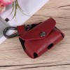 Gatuida Simple Earphone Cover Imitation Leather Headset Protector Anti-lost Case