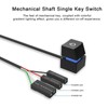 PC Power Switch Blue Switch Mechanical Key Backlit Plug and