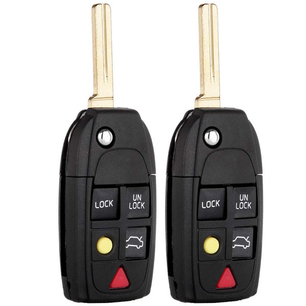 ANGLEWIDE Car Key Fob Keyless Entry Remote Shell CASE Replacement