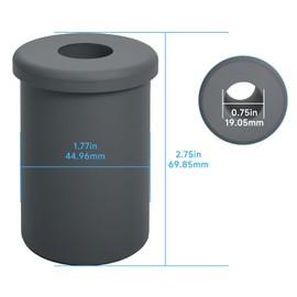 Cutetool SP-14000 Boat Seat Adapter Bushing Compatible with Attwood Swivl-Eze Converts 1.77" Pedestal Base to 3/4" Pin Post Marine Seat Insert