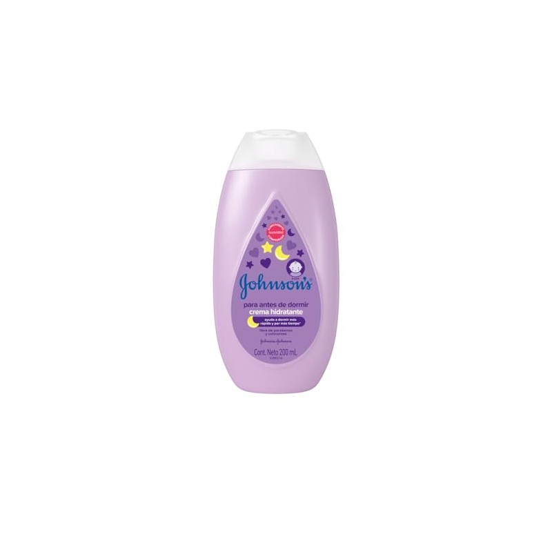 JOHNSON'S Crema Corporal Para Bebé Antes de Dormir 200 ml