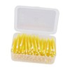 60Pcs Interdental Brush Practical Slim Braces Cleaner with PP Handle