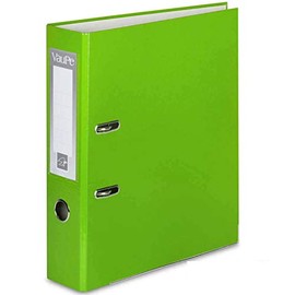 1 Light Green A4 Large 75mm Lever Arch Files Folders Metal Edge Stationery Document Storage Paper Office School