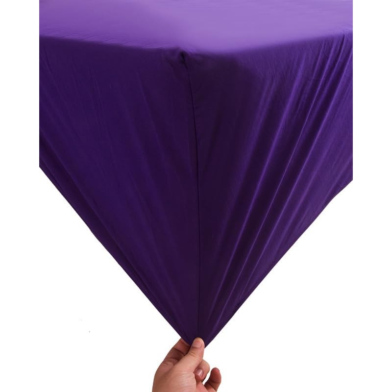 WEAVERS: Extra Deep Fitted Sheet - Super Soft Luxurious Microfiber,