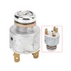 Universal Ignition Switch Lock Cylinder with Keys Aluminum Alloy Replacement