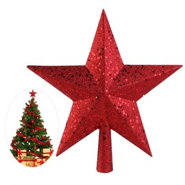 TOYANDONA Christmas Decor Star Tree Topper Star Christmas Tree Topper Christmas Tree Decorations Star Xmas Tree Star Topper Mini Christmas Tree Topper Bling Decor Star Decor Double Sided Set