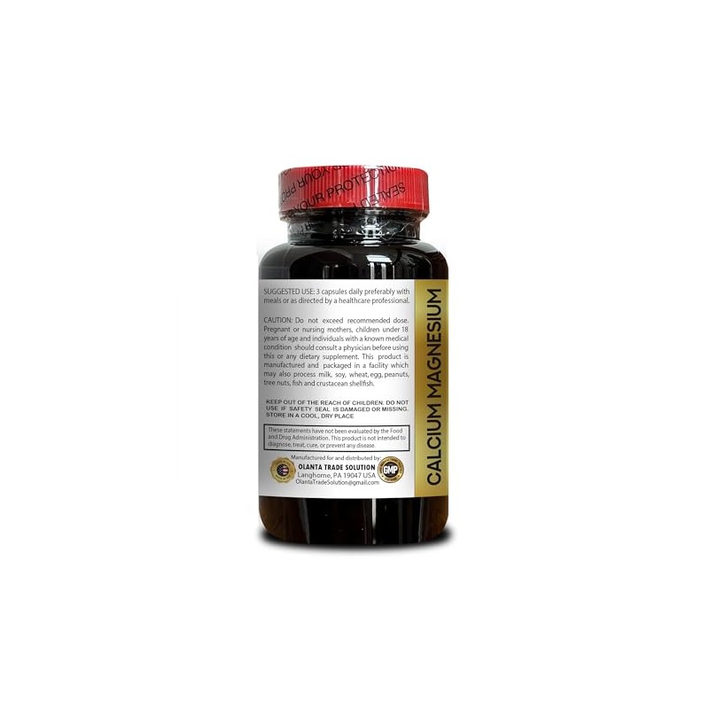 OLANTA TRADE SOLUTION Calcium Magnesium C Complete Nutritional Balance for