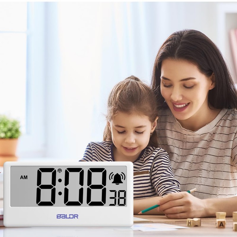 BALDR Digital Clock with Internet Time - WiFi Alarm Clock