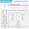 E-WeiChat EW-LP16 Industrial Waterproof Connector IP68 Quickly Plugging Aviation Connector