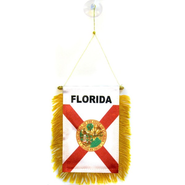 AZ FLAG - Florida Mini Banner - 6'' x 4''