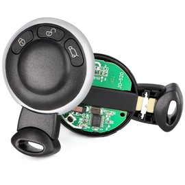 Aichiyu FCC ID: IYZKEYR5602 & KR55WK49333 Smart Remote Control Car Key Fob Replacement for Mini Cooper 2006 2007 2008 2009 2010 2011 2012 2013 CAS System Remote 315Mhz
