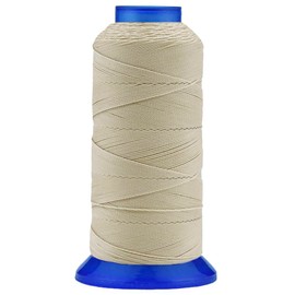 Selric Tex 270 Polyester Thread for Sewing 370Yards #277 T270 840D UV Resistant High Strength Upholstery Thread for Leather, Outdoor Market, Drapery,etc (Beige)