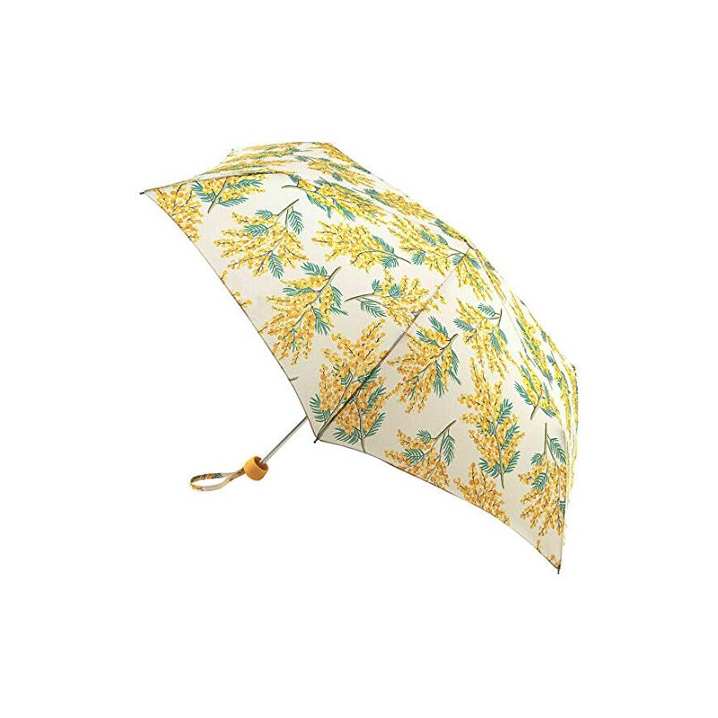 Cath Kidston Mimosa Yellow Minilite Folding Umbrella Compact Handbag Size