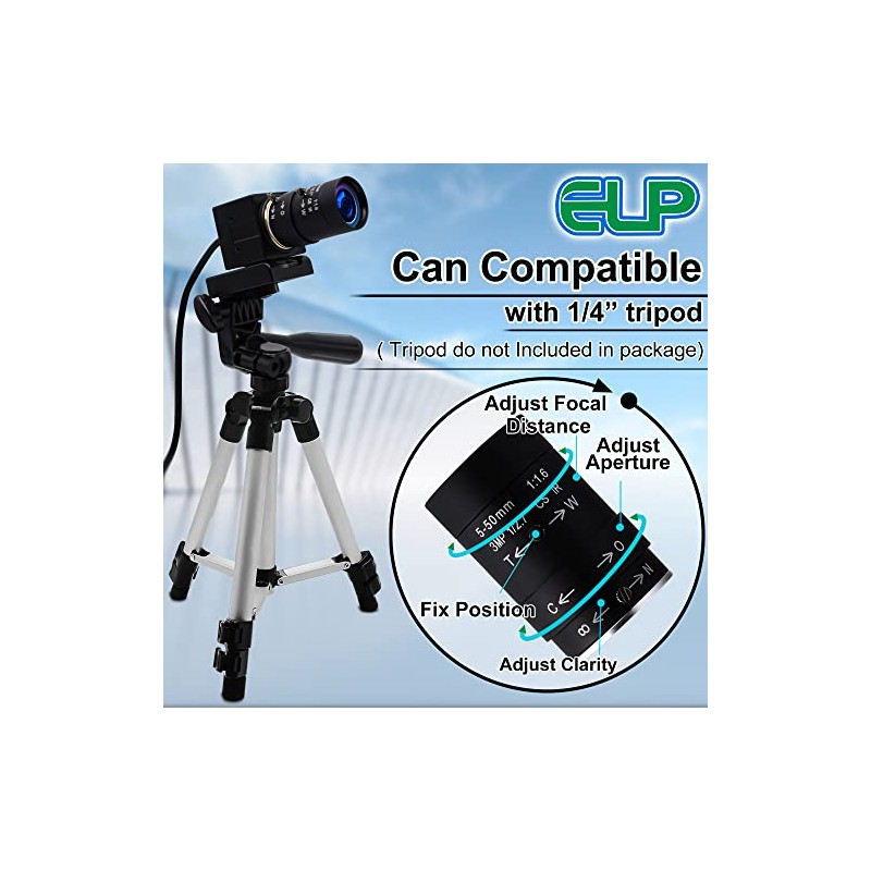 Cámara USB de 8 MP, zoom manual, cámara web 4K,
