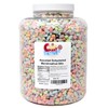 Assorted Dehydrated Marshmallow Bits in Jar (2.5 Pound (Pack of
