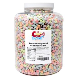 Assorted Dehydrated Marshmallow Bits in Jar (2.5 Pound (Pack of 1))
