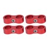 4PCS Hose Separator AN8 Automobile Oil Pipes Fixing Adapter Aluminum