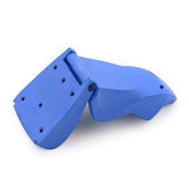 Dilwe RC Car Driver Seat, RC Truck Simulation Seats, Racing Hard Plastic Car Seats, Upgrade Parts for RC Car (Blue Type B)