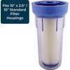 SpiroPure SP-R50 10x2.5 50 Micron Pleated Polyester Sediment Water Filter