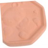 Ciieeo Bear Shape Reusable Sugar Saver for Food Containers Terracotta