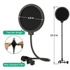 Rigych Microphone Pop Screen with Foam Windscreen Microphone, Professional Microphone