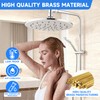 Shower Arm Elbow Adapter Solid Brass 1/2" G Shower Arm