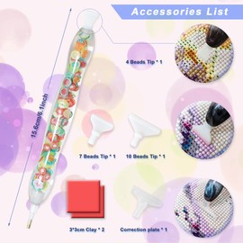 RECORDARME Diamond Painting Accessory Pen, Ergonomic Diamond Painting Resin Pen, Diamond Painting Accessories and Tools for Diamond Painting