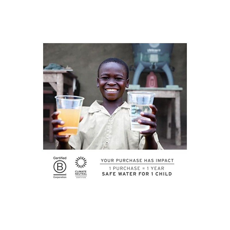 LifeStraw Go Series Silicone Base, 24oz Stainless Steel Accessory, Glacier