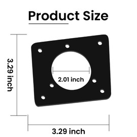 Quorvix Golf Cart Charging Port Adapter, Compatible with Noco Plug Port, Fits for Noco GCP1 110v AC 36v EZGO TXT Carts Charging Plug Part Type for Lithium Battery Conversion and On-Board Charging