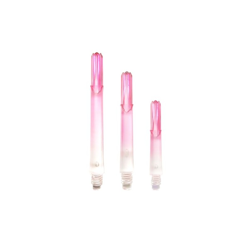 L-style l-shaft lock straight n9 twincolor transparent pink