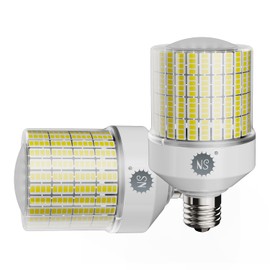 NS 2 Pack 70W G25 LED Corn Light Bulbs, 8800 Lumens, 3000K Warm White, E26/E39 Base, Ideal for Home, Garden, Garage, Backyard, Street, Office, Warehouse, Workshop, High Bay, and Gym Lighting