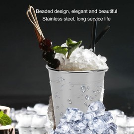 Julep Cup, Barfly Julep Cup Mint Julep Cups Stainless Steel Cup Mint Julep Glasses Mint Julep Cups Silver Silver Mojito Cup(Silver)