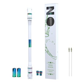 ADSPINZOR Spinning Pen by Mr.Nope - Mortal Series Limited Color Version (White) Professional Fidget Spin Pen for Tricks, Long, Weighted, Writable, Stress Relief Pen with Balanced Metal Tips