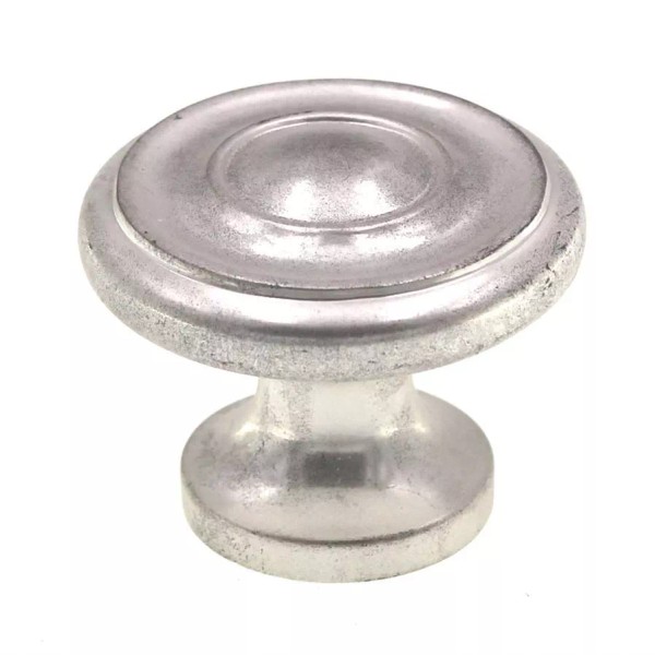Hickory Hardware P3500-SLV Silver 1 1/4" Round Cabinet Knob Pull