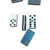 Domino Plata Profesional + CUBILETE Liso + Dados DE Poker