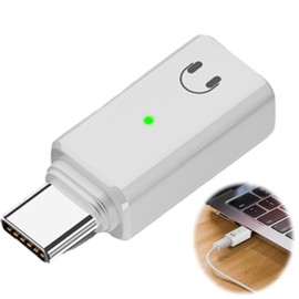 Lightning to usb c adapter audio, Lightning Female to USB-C Male, Earphone Female Converter for More Other Type C Devices, only support audio signal pass through