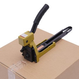 BANLICALI Carton Stapler, Metal Hand Carton Stapler with 100 Pcs Staples, Modern Industrial Cardboard Stapler Heavy Duty for Sealed Boxes, Cartons, Corrugated Cardboard