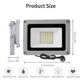 Papasbox LED floodlight IP65 waterproof outdoor floodlight aluminium headlight