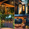 Solar Lantern Outdoor Hanging Lights,4 Pack Waterproof Decorative Solar Powered