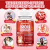 Iron Supplement Gummies for Kids, Kids Multivitamin with Iron -