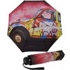 Doppler Modern Art Mini Pocket Umbrella with Hand Opener -
