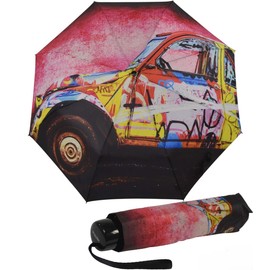 Doppler Modern Art Mini Pocket Umbrella with Hand Opener - California