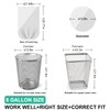 T.FORING 120 Count 8 Gallon Trash Bags Unscented - Thick