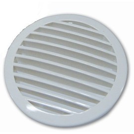 Replacement Boat Parts 3" White Domed Blower Vent Grill
