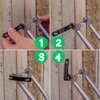 Quick Release Set in Black, Sizes 5 x 100 and