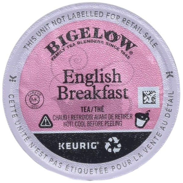 Bigelow K-Cup Portion Pack for Keurig Brewers, English Breakfast Tea, 24 Count