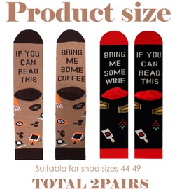 SSuirk Funny Socks for Men & Women – "If You Can Read This" Novelty Fun Cool Funky Socks – Perfect Birthday, Christmas, Easter, or Father's Day Gifts for Men, Women, Teens